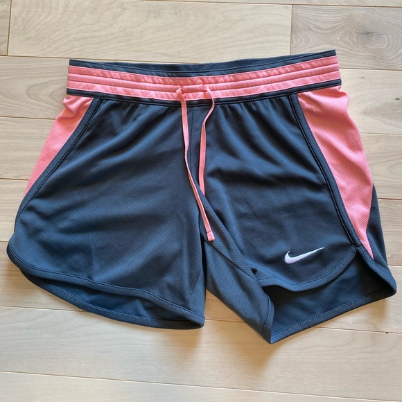 Nike pink and grey shorts. Great for any workout. - Picture 1 of 3